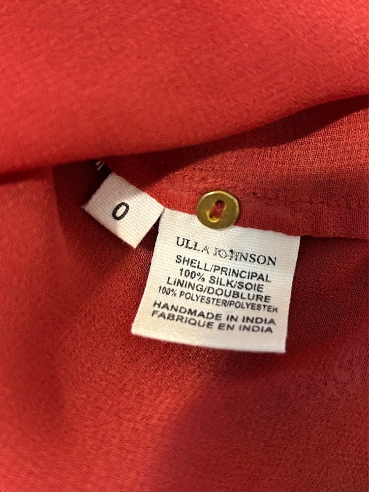 Ulla Johnson Noelle Silk Dress in Ruby - Picture 6 of 10